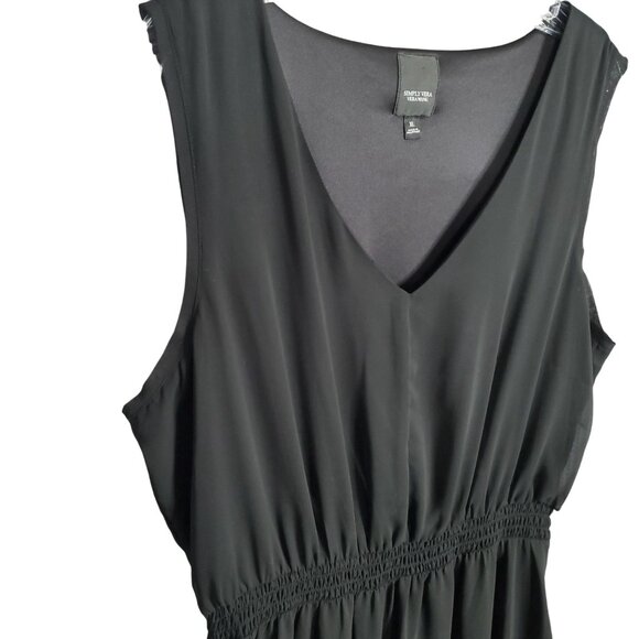 Simply Vera Wang Size XL Dress Blouson Ombre A Line Sharkbite Hem Pullover - Picture 4 of 11